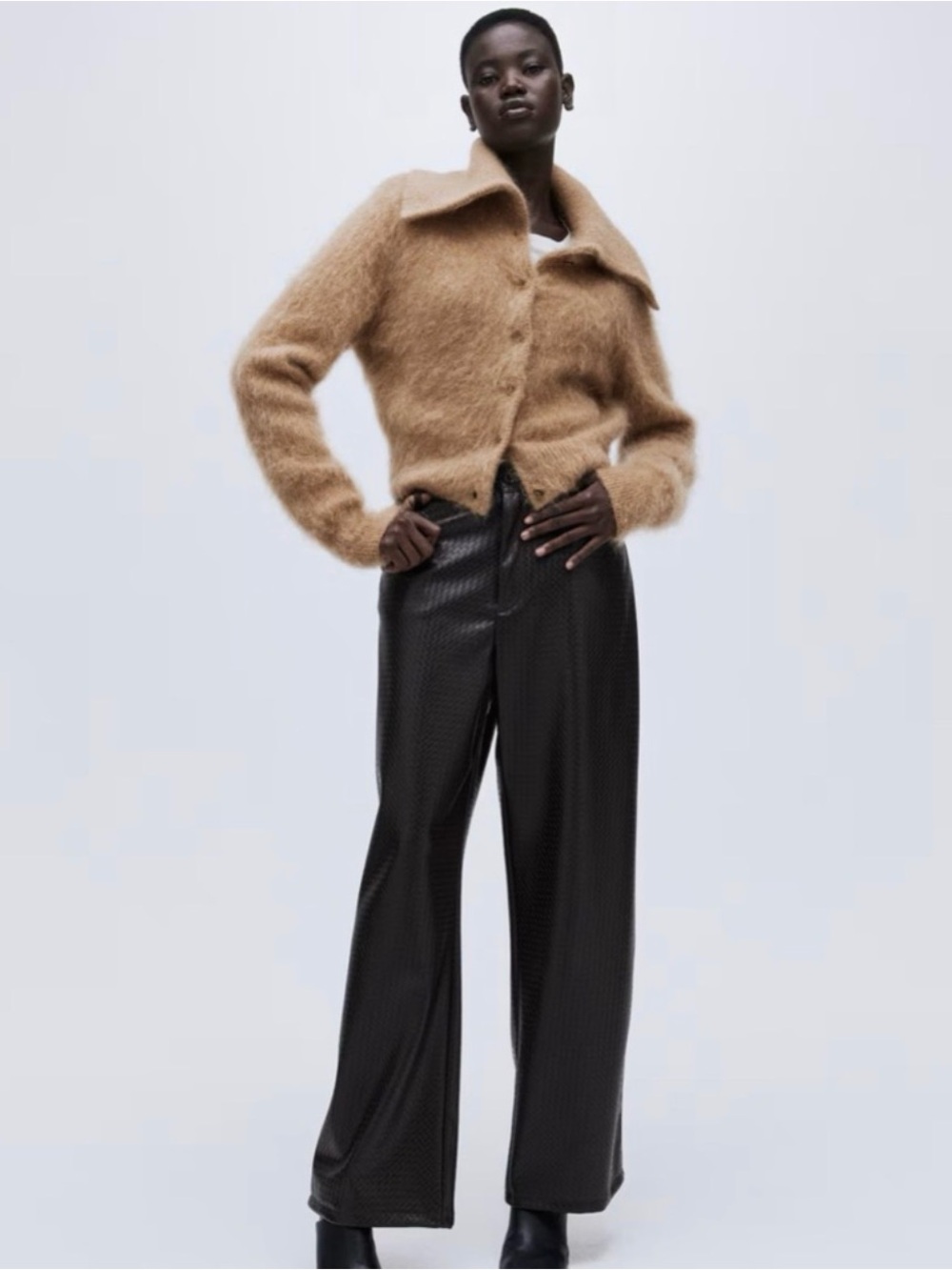 NWOT H&M Premium Mohair-Blend Cardigan - Picture 7 of 10